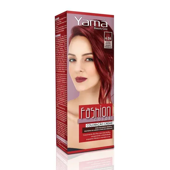 Kit Tintura Fashion Color 6.26 Yamá 60G