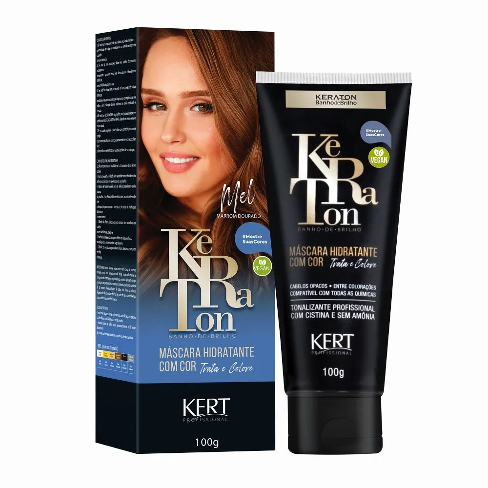 Tonalizante Banho De Brilho Keraton Mel Escuro Cravo