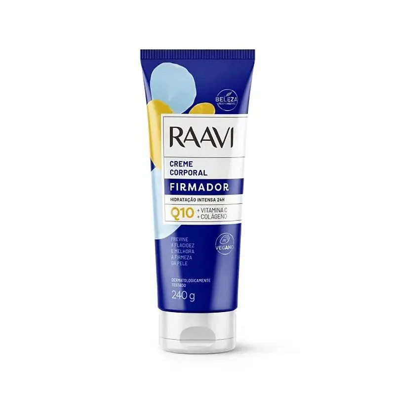 Creme Corporal Firmador Q10 Raavi 240G