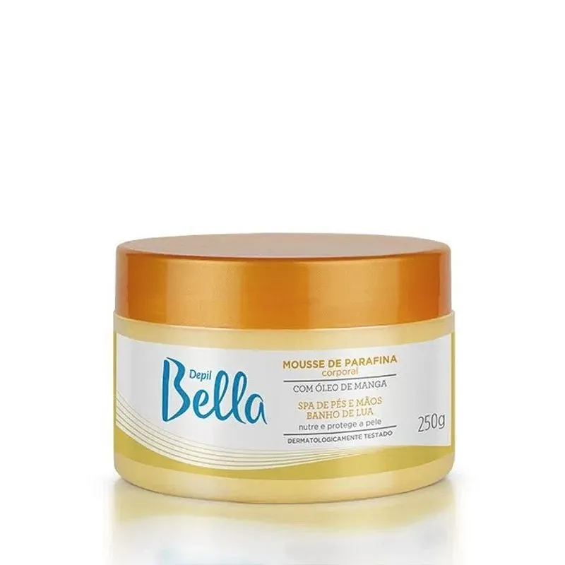 Mousse De Parafina Corporal Óleo De Manga 250G Depil Bella