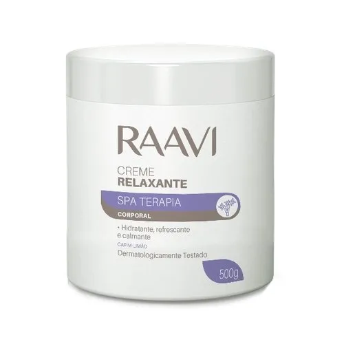 Creme Massagem Corp. Relaxante Spa Raavi 500G
