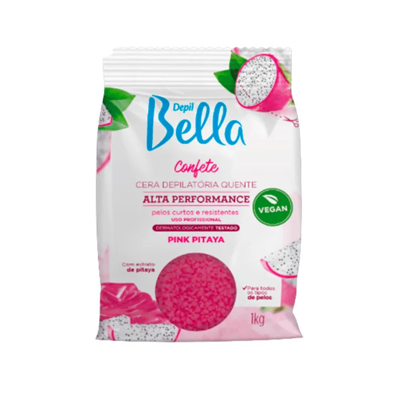 Cera Confete Pink Pitaya 1KG Depil Bella