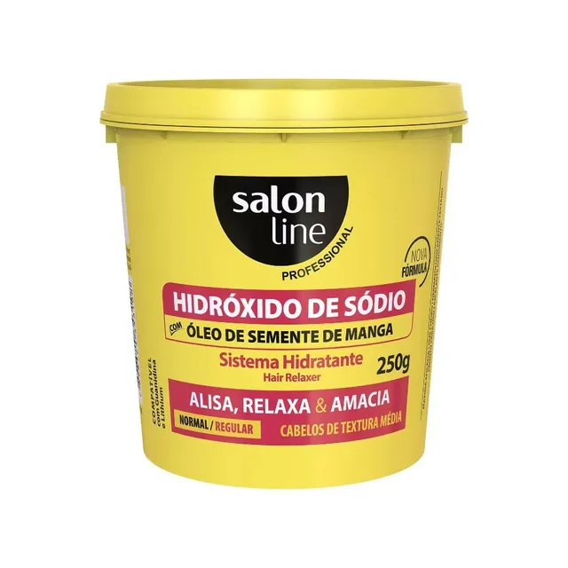 Creme Salon Line Hidroxido Sódio Manga Regular 250g