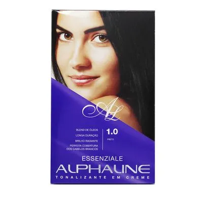 Tonalizante em Creme Essenziale Preto 1.0 - Alpha Line 