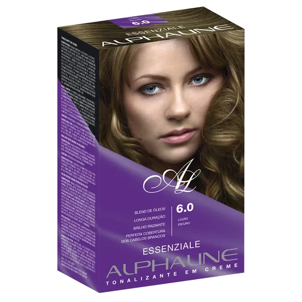 Tonalizante Essenziale Louro Escuro 6.0 - Alpha Line 
