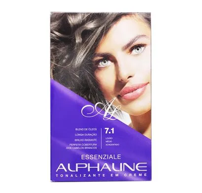 Tonalizante Essenziale Louro Médio Acinzentado 7.1 - Alpha Line 
