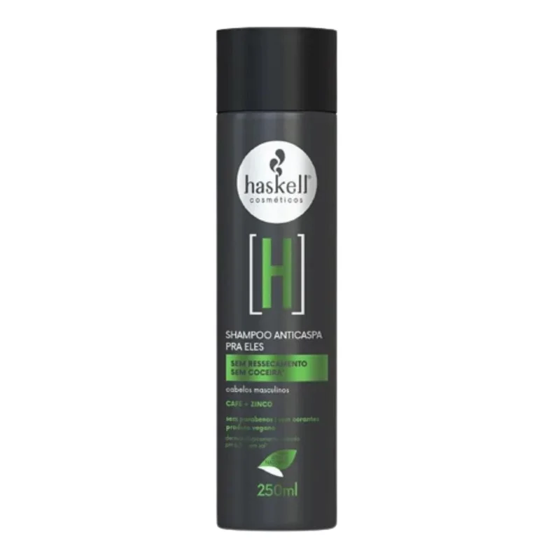 Shampoo Pra Ele Anticaspa 250Ml Haskell