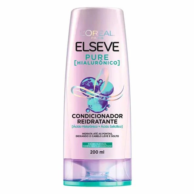 Loreal Condicionador Elseve Hialuronico Pure 200ml
