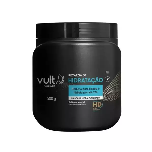 Máscara hidra-turbinada recarga de hidratação 500g - Vult