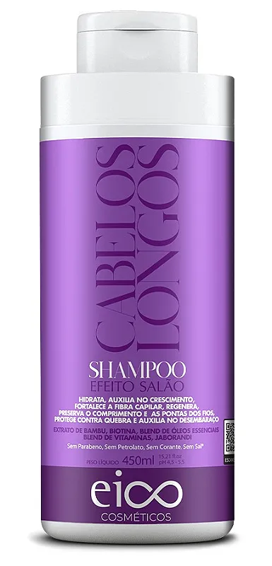 Shampoo Cabelos Longos 450ML Eico
