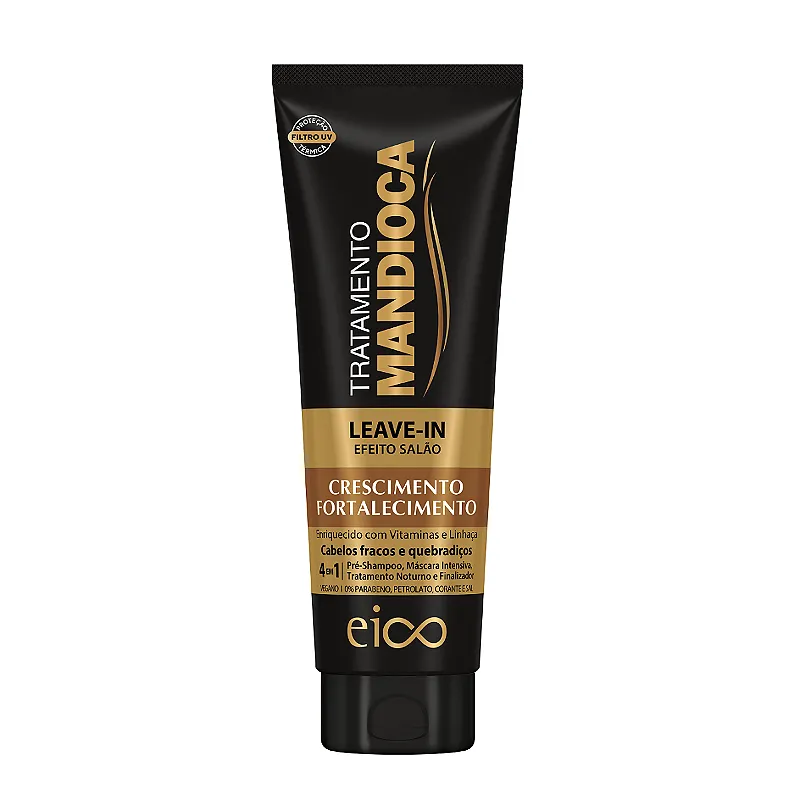 Leave-in Efeito Salão Mandioca Eico 200ML