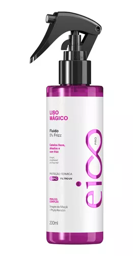 Fluído 0% Frizz Liso Mágico 200Ml Eico Pro