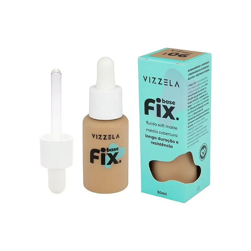 Base Líquida Fix Cor 06 Vizzela 30Ml