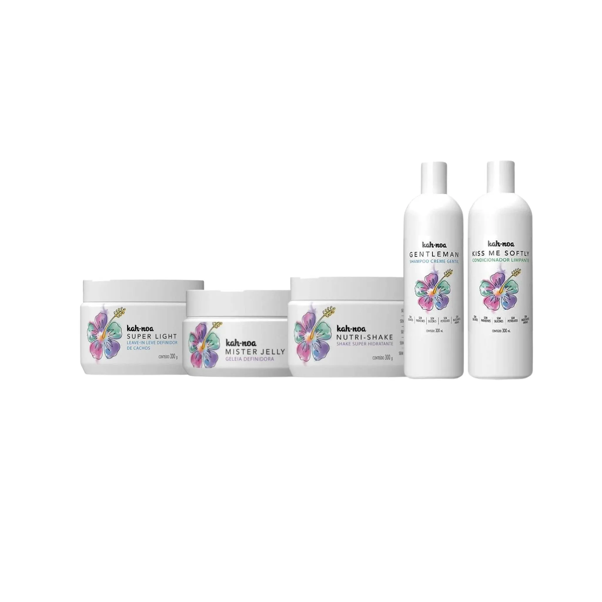 COMBO Kah-Noa 5 itens - NOVA FÓRMULA - Dermabox