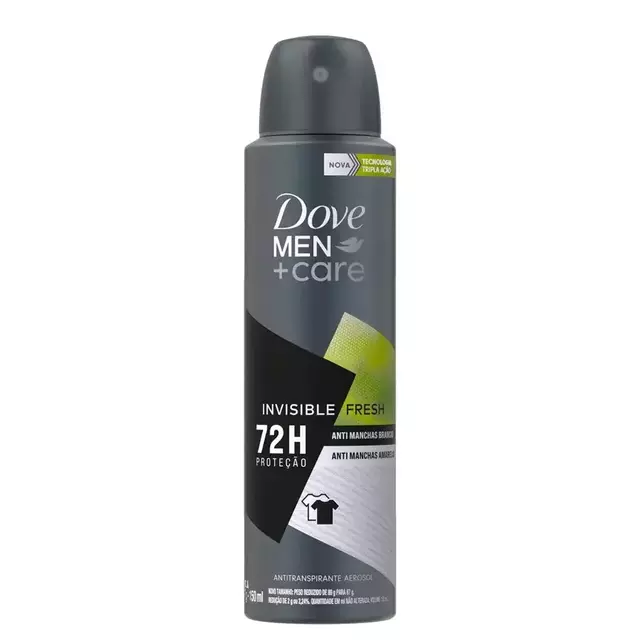 Desodorante Dove Aero Men Invible Fresh 150ml