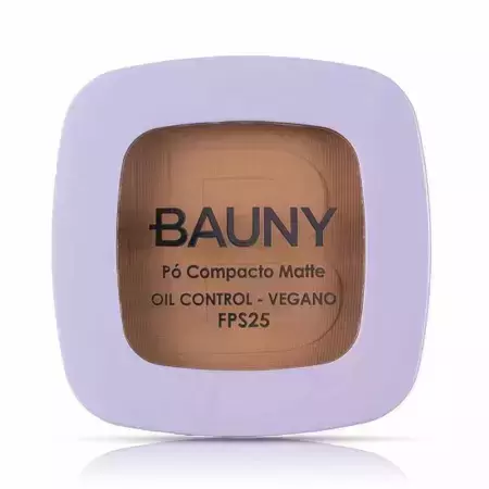 Bauny Pó Compacto Matte FPS 25 10g Cor 080