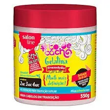 Gelatina #todecacho Transição capilar 550g