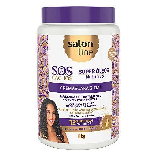 Máscara SOS Cachos Cremáscara 2em1 1kg