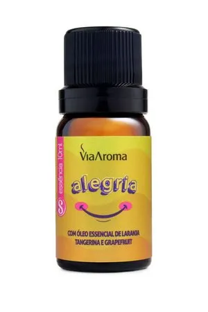 Essência Alegria - Via Aroma - Frasco com 10ml