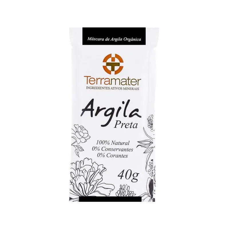Mascara de Argila Preta - 40g - Terramater