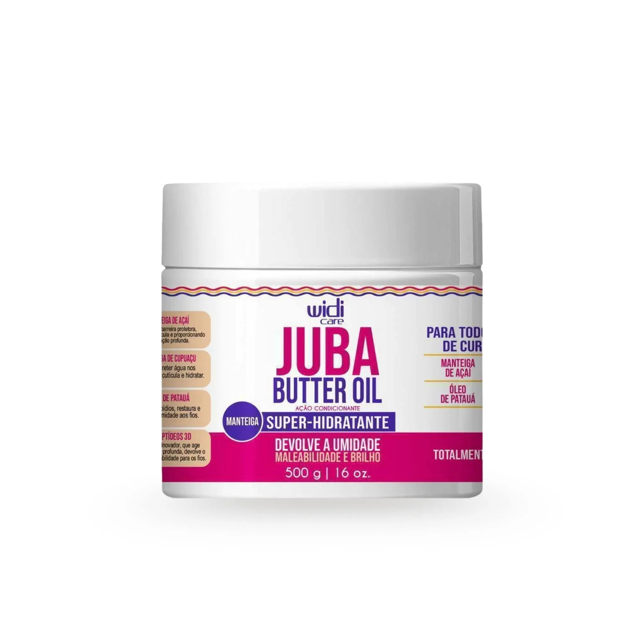 Juba Butter Oil Super Hidratante 500g - Widi Care