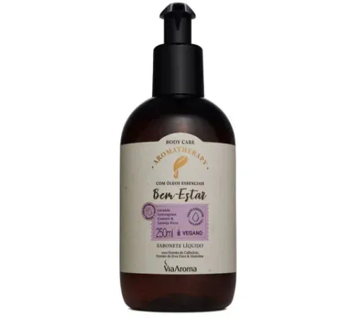 Sabonete Líquido (Bem Estar) - Via Aroma - Frasco com 250ml