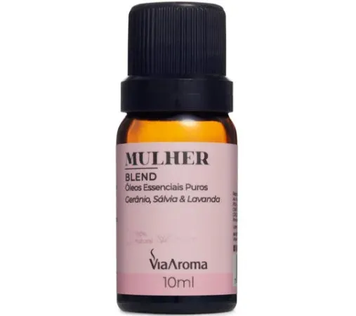Blend de Óleos Essenciais (Mulher) - Via Aroma - Frasco com 10ml