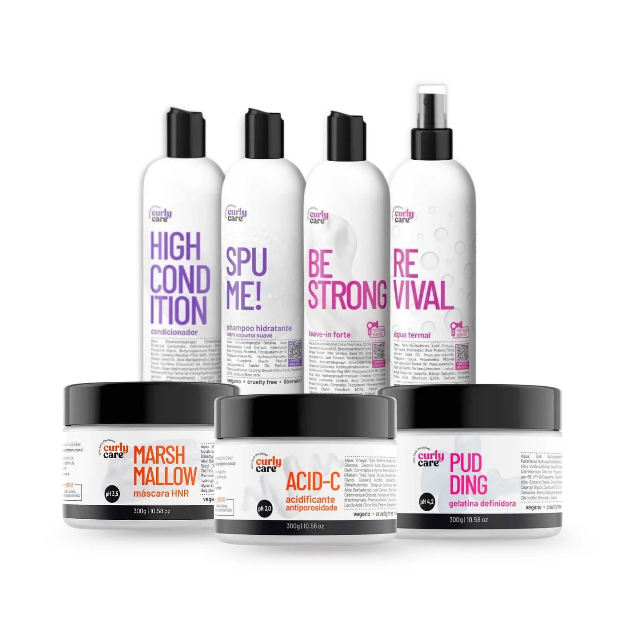 Combo Cabelos Fortes Low Poo - Curly Care