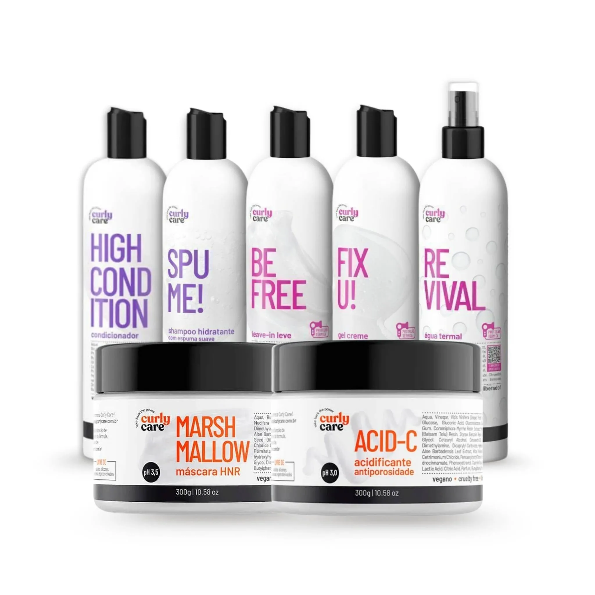 Combo Cabelos Leves Low Poo - Curly Care