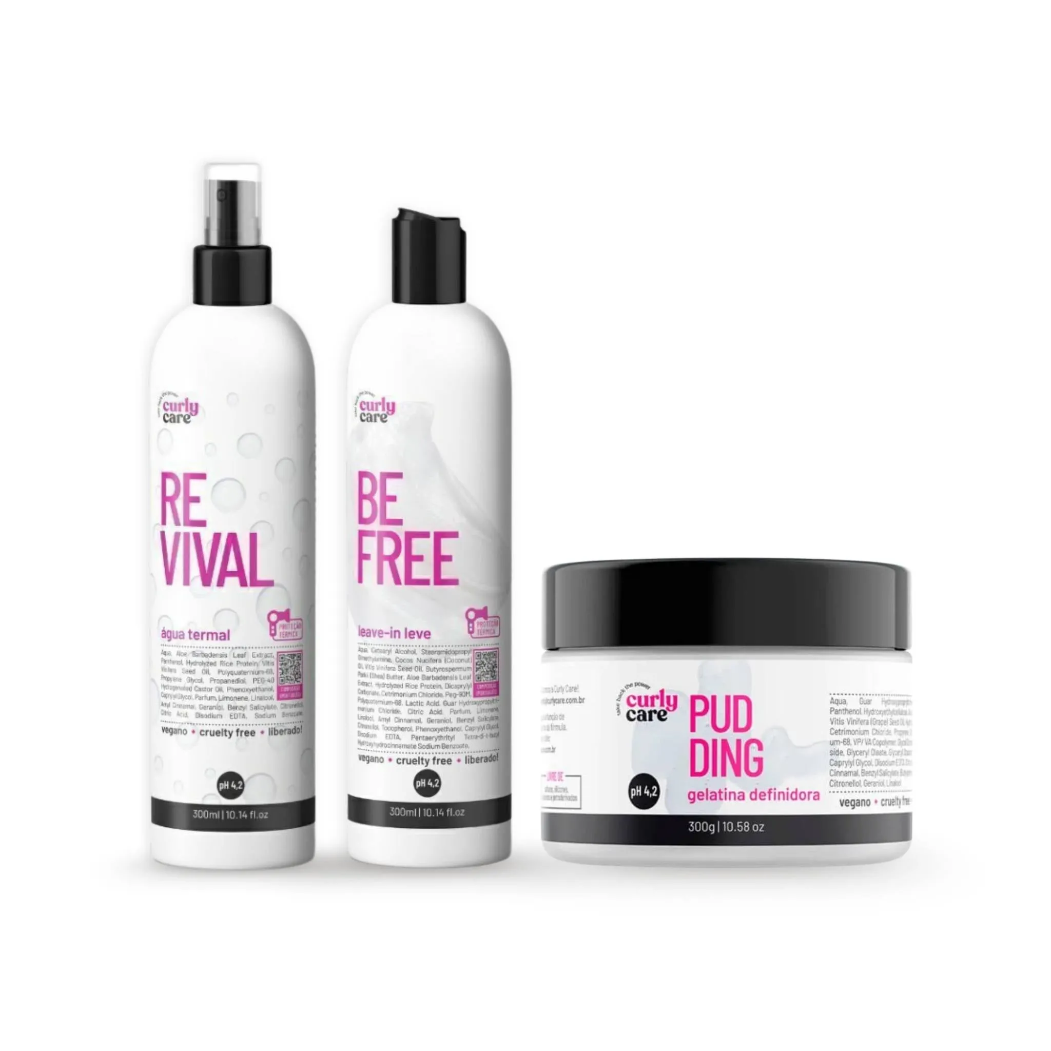 Combo Finalização Cabelos Leves e Definidos - Curly Care