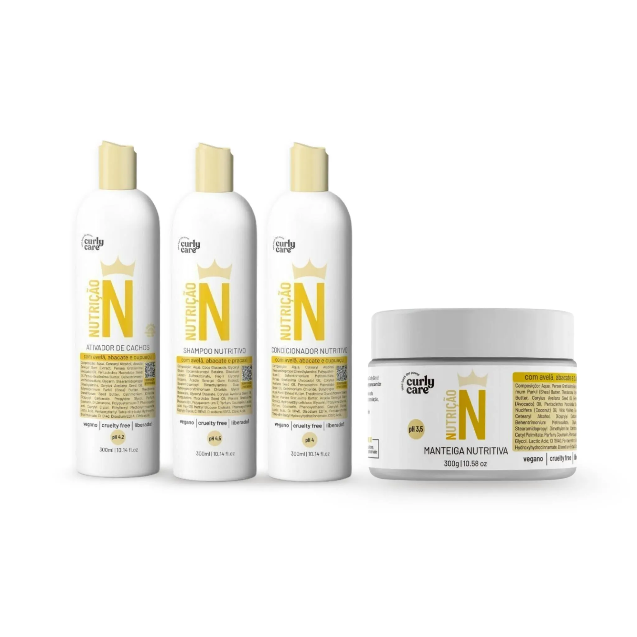 Combo Básico Finalização e Tratamento N - Curly Care