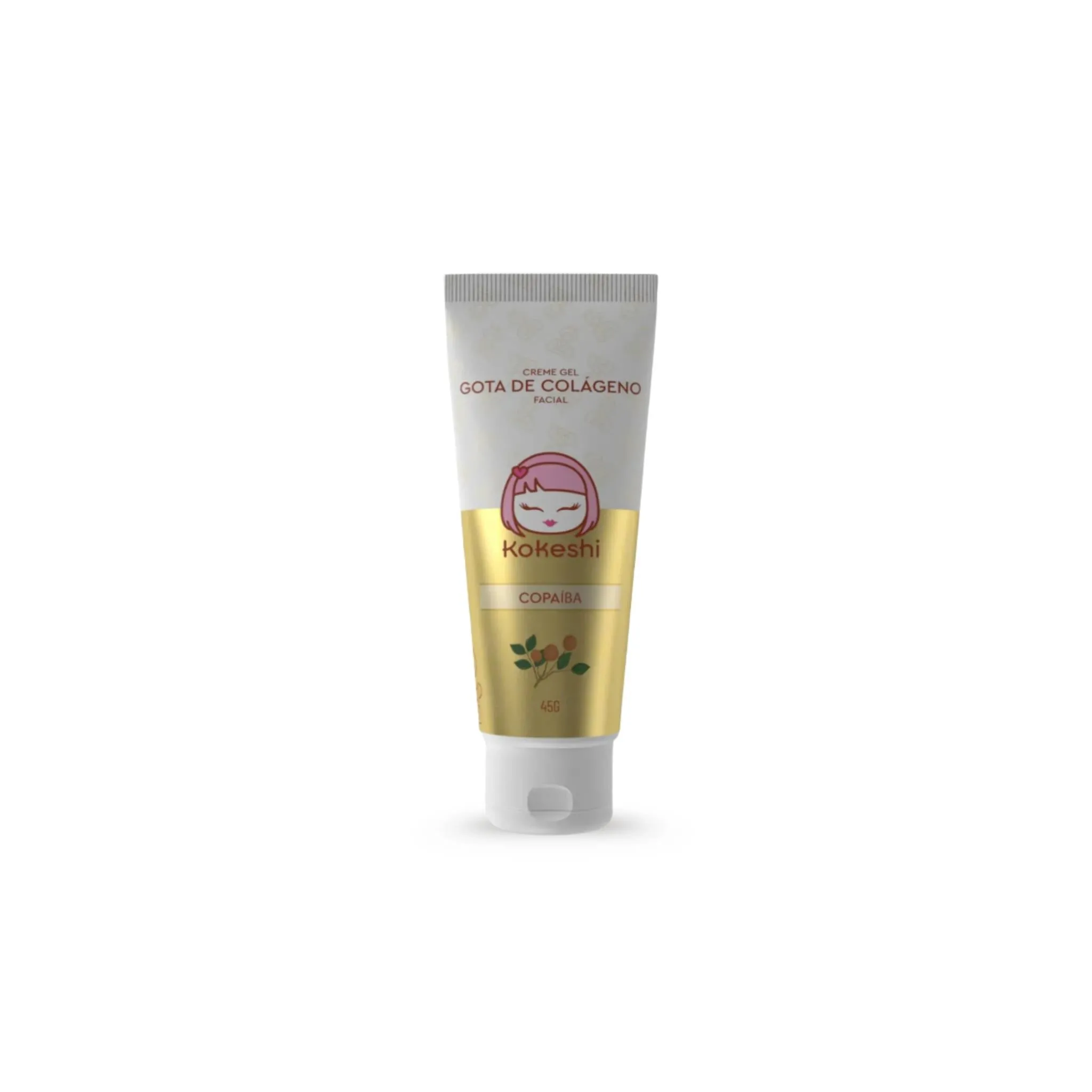 Creme Gel Facial Gota De Colágeno 45g - Kokeshi