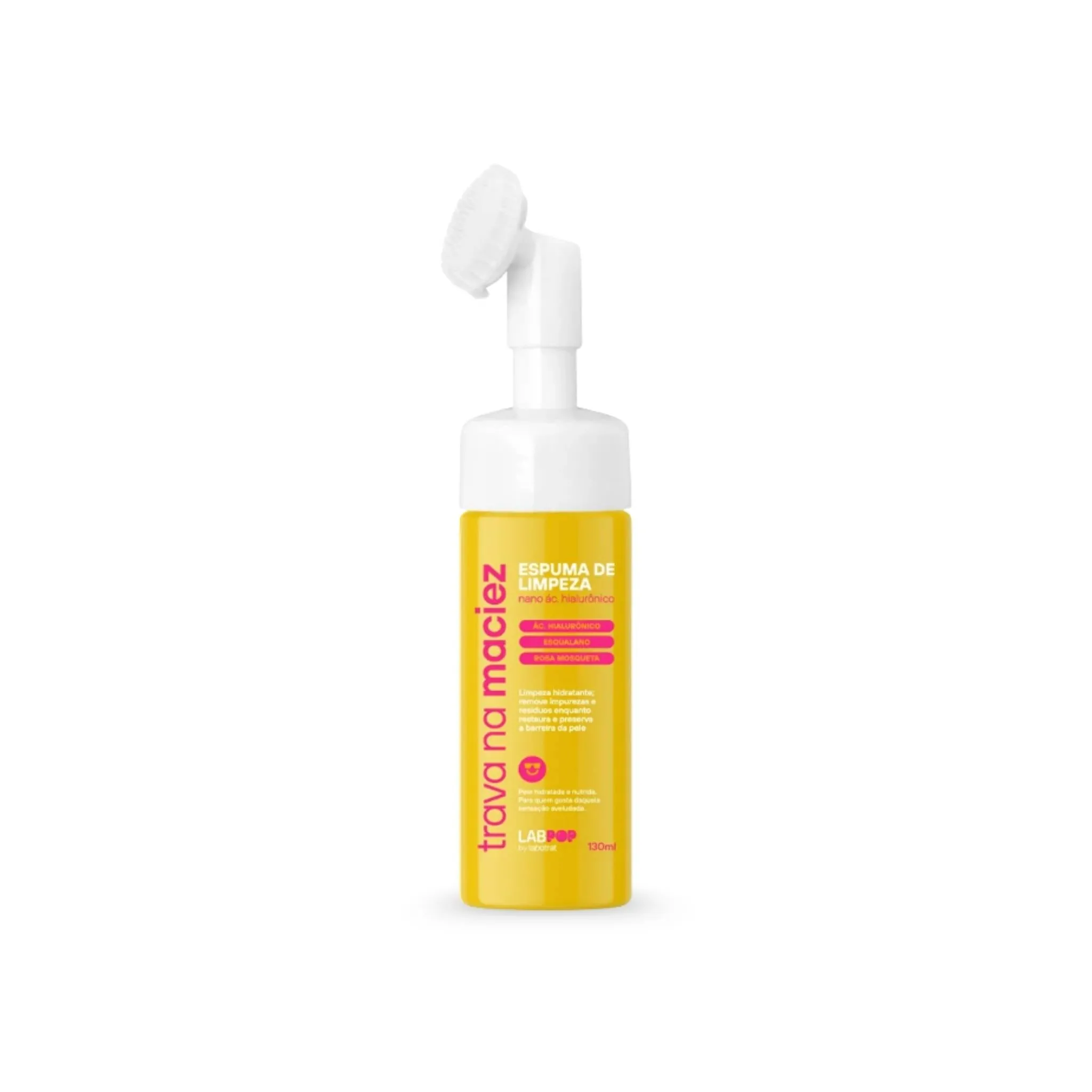 Espuma de Limpeza Facial Trava na Maciez LabPop 130mL - Labotrat