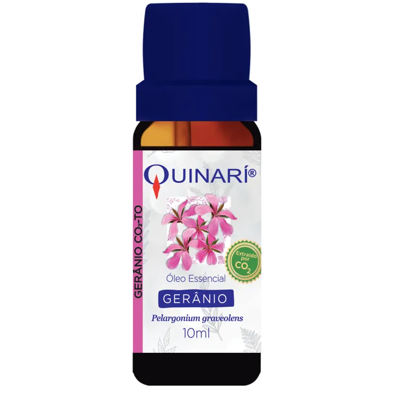 Óleo Essencial de Gerânio (CO2) - Quinarí - Frasco com 10ml
