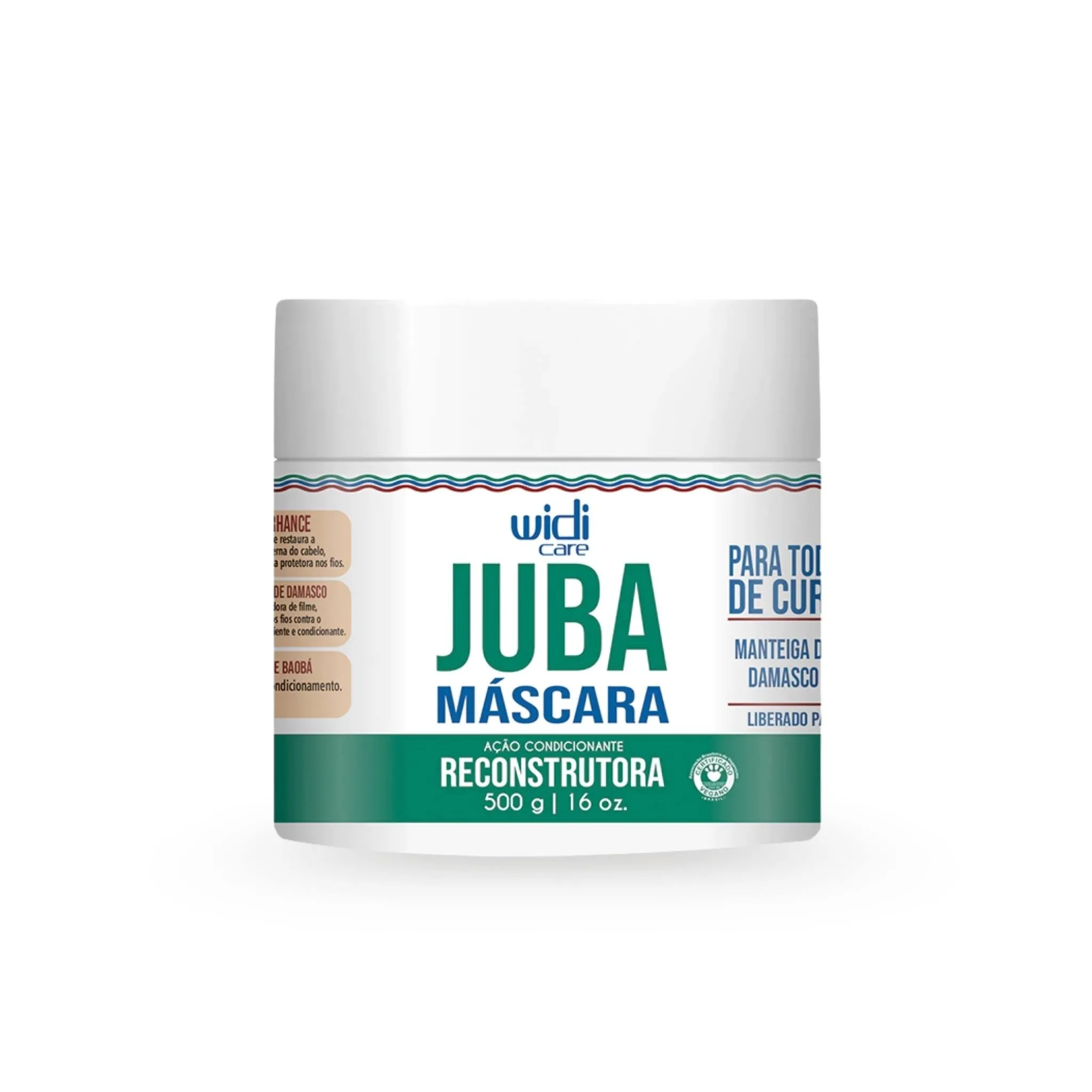 Juba Máscara Reconstrutora Condicionante 500g - Widi Care