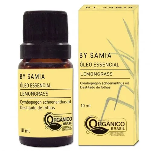 Óleo Essencial de Lemongrass (Orgânico) - By Samia - Frasco com 10ml