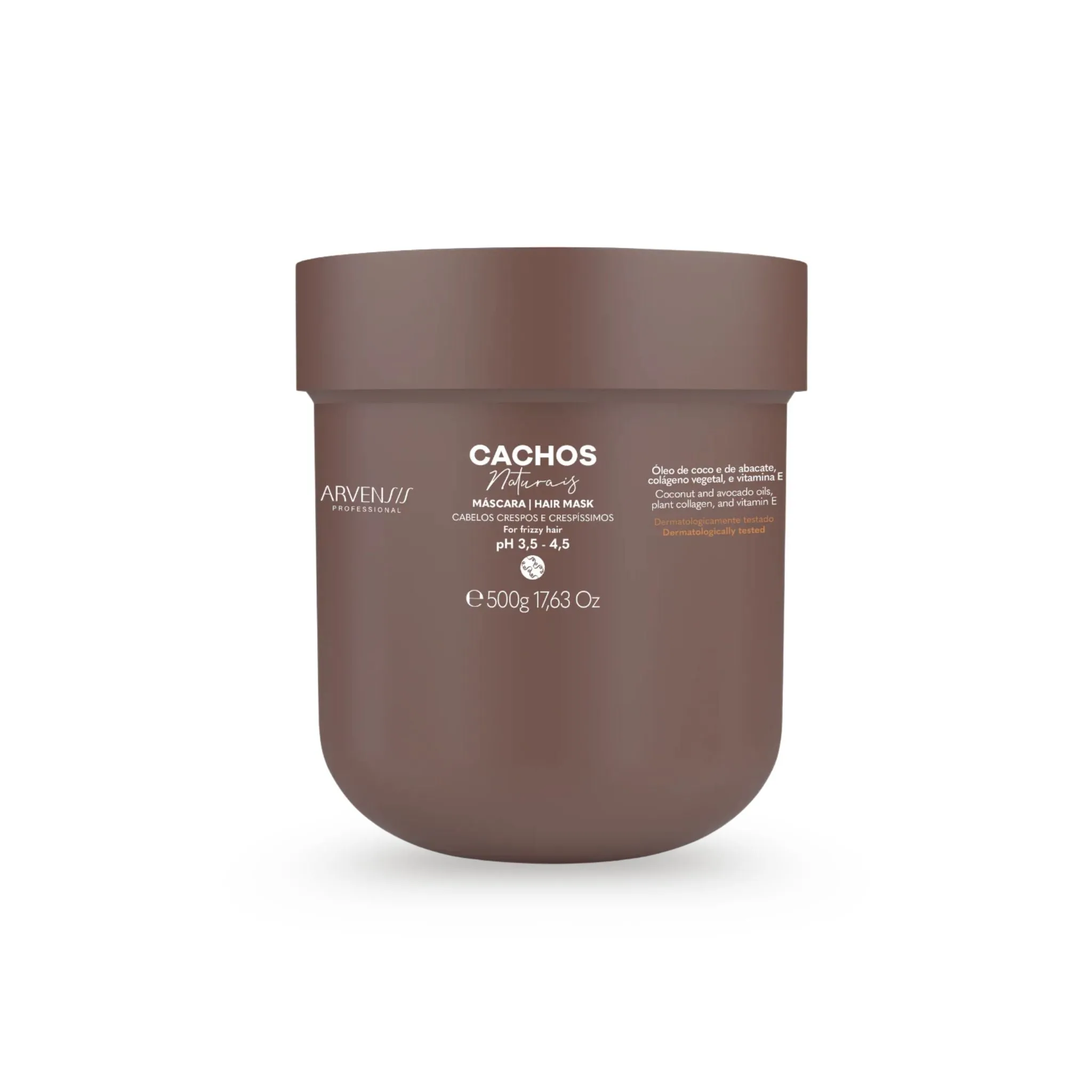 Máscara Cachos Naturais (Crespos/Crespíssimos) 500g - Arvensis