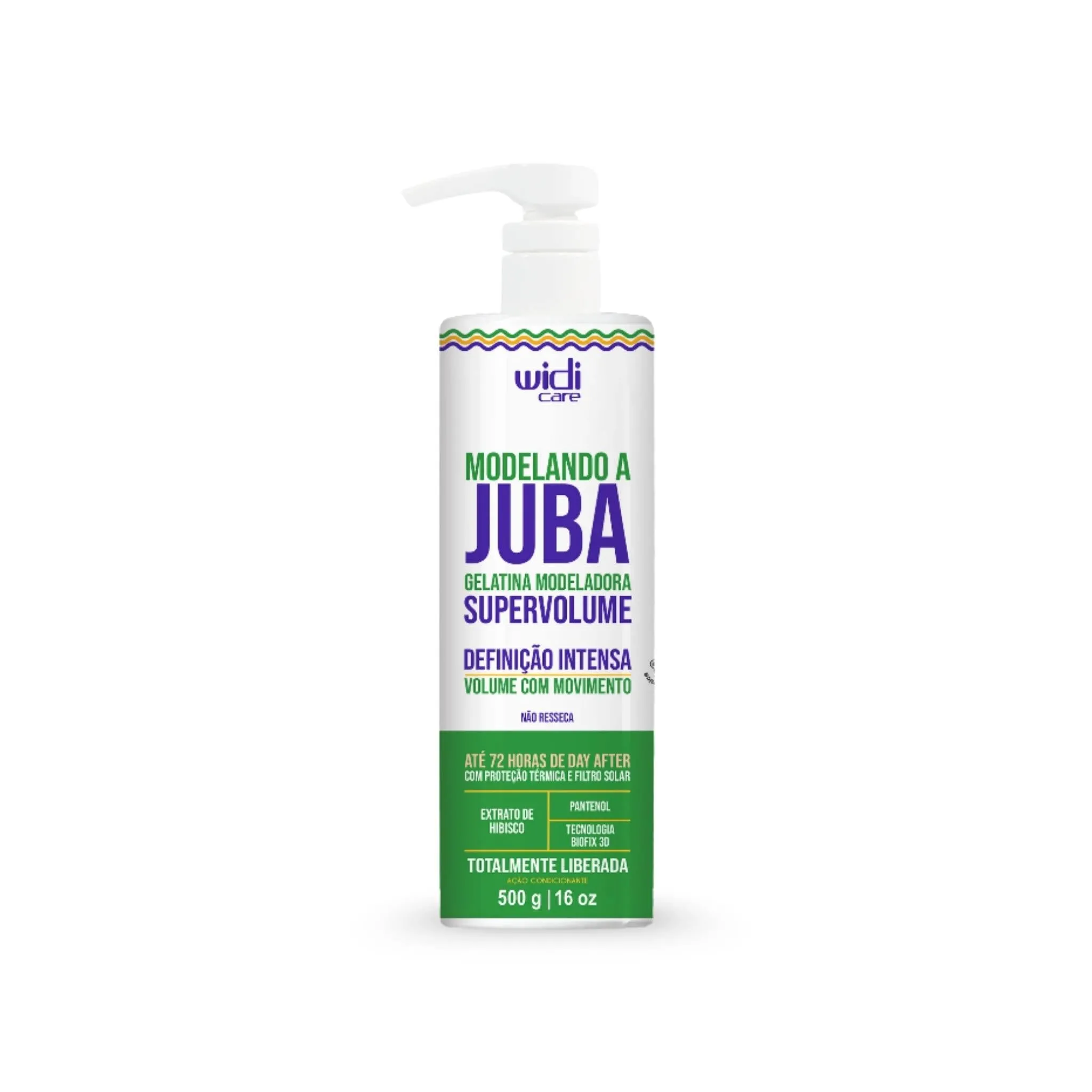 Modelando a Juba Gelatina Super Volume 500g - Widi Care