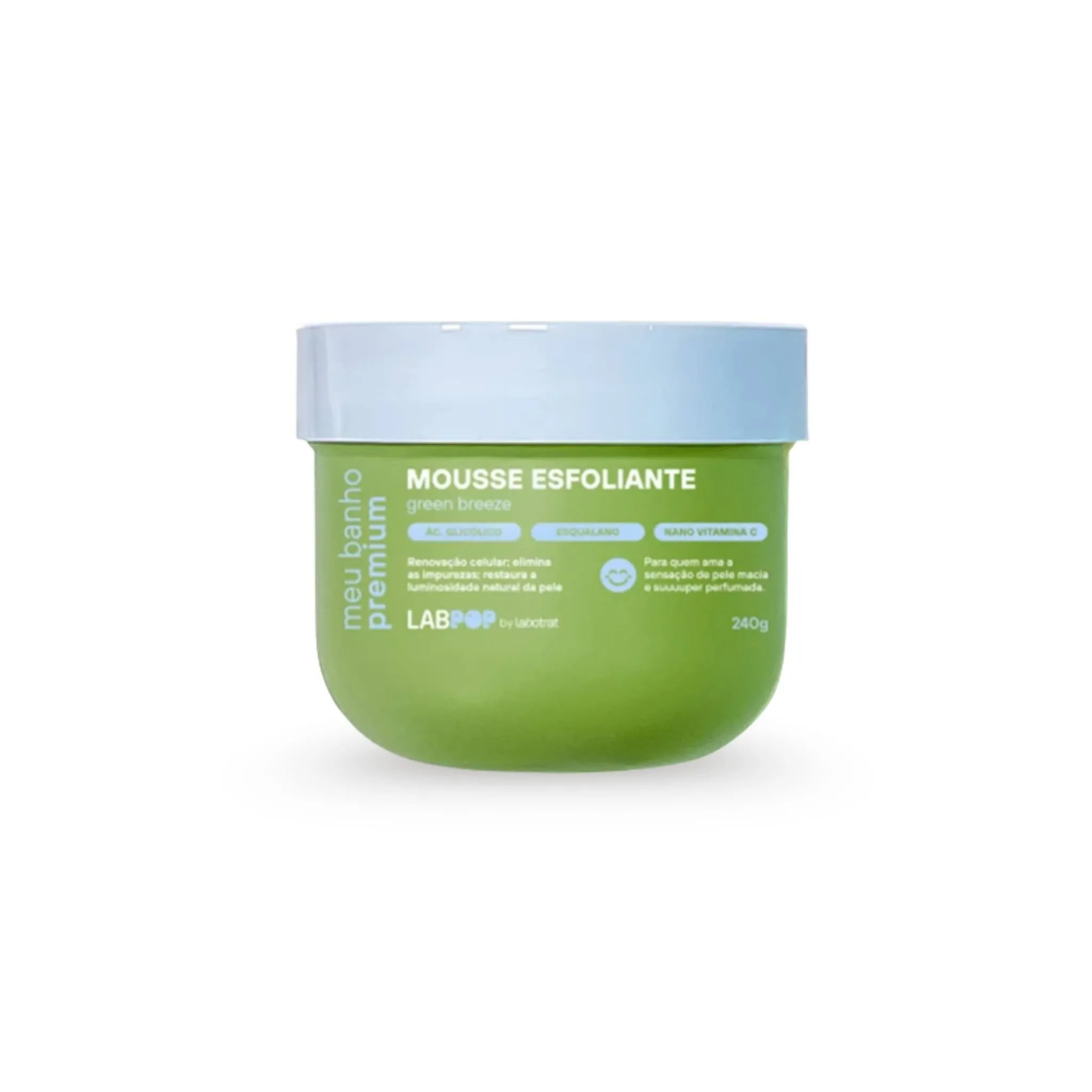 Mousse Esfoliante Green Breeze LabPop 240g - Labotrat