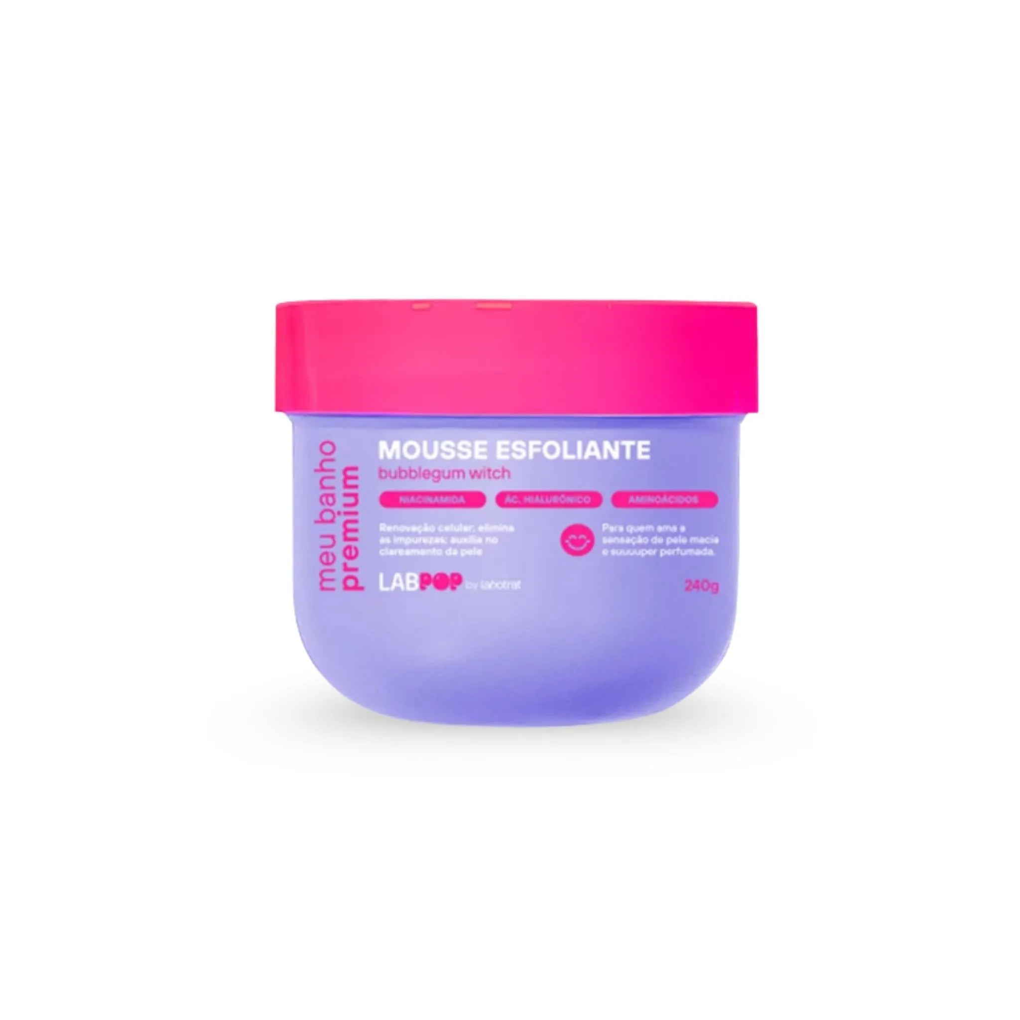Mousse Esfoliante Bubblegum Witch LabPop 240g - Labotrat