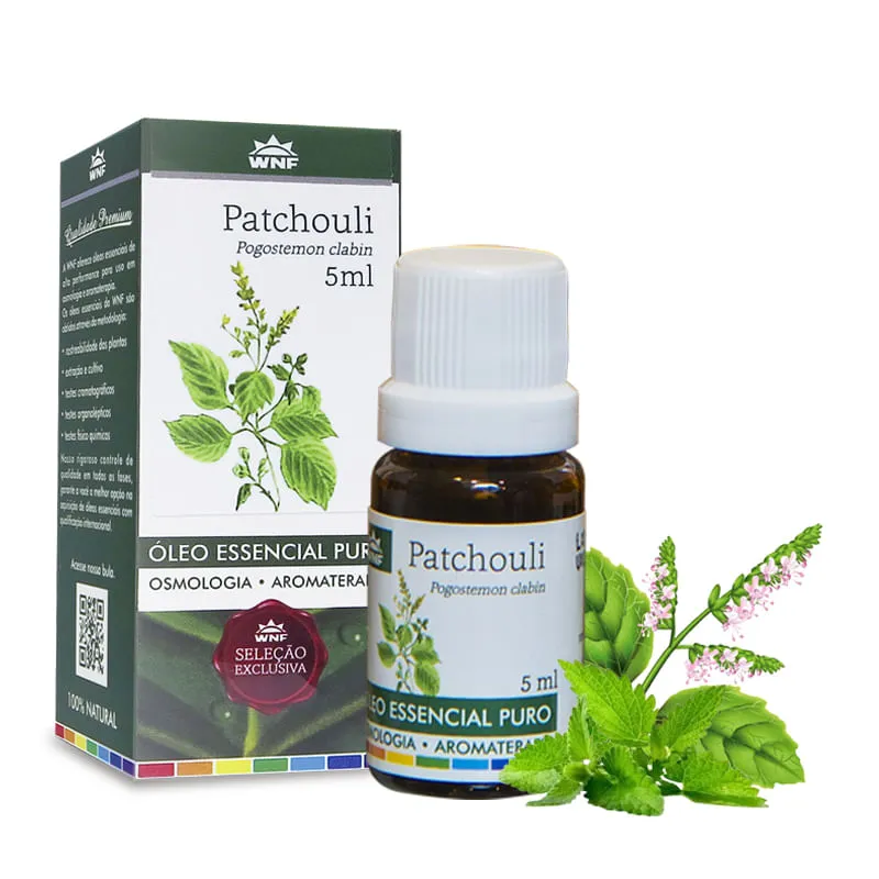 Óleo Essencial de Patchouli - WNF - Frasco com 5ml