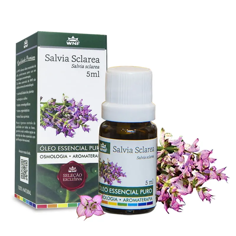 Óleo Essencial de Salvia - WNF - Frasco com 5ml