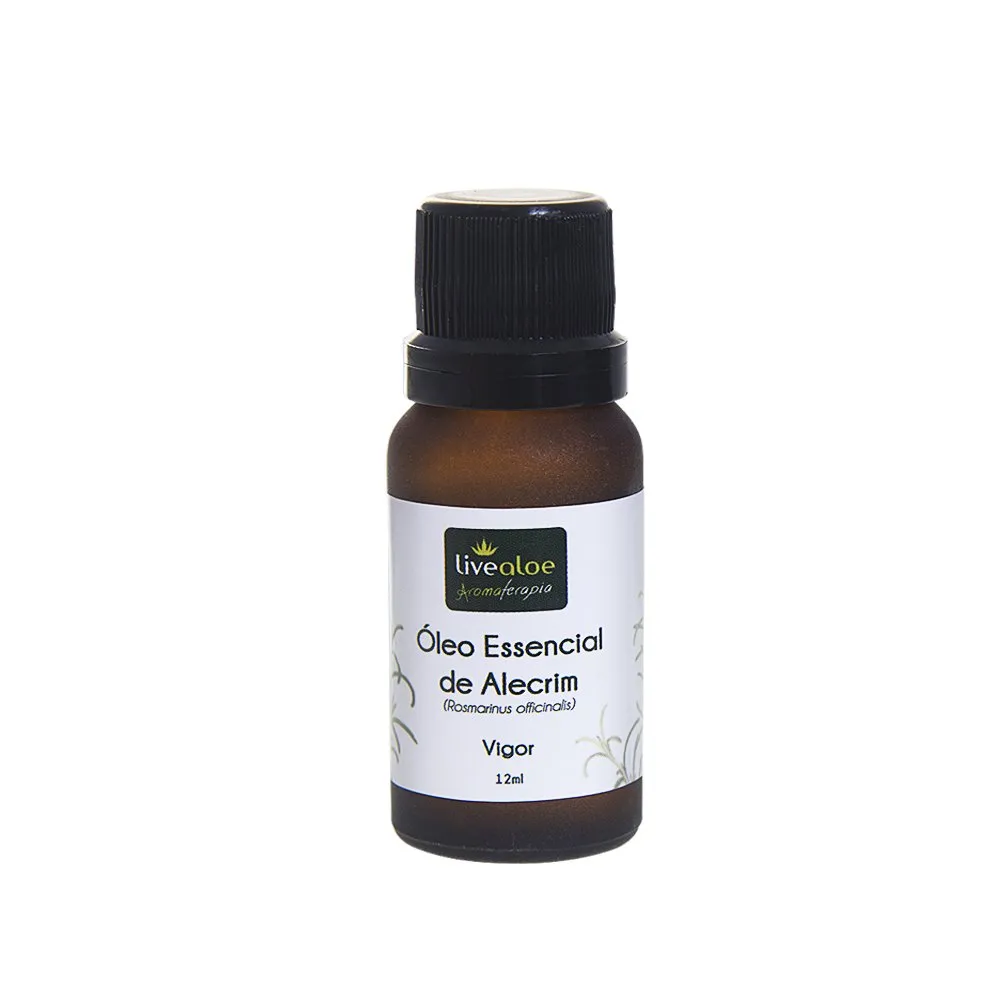 Óleo Essencial de Alecrim - LiveAloe - Frasco com 15ml