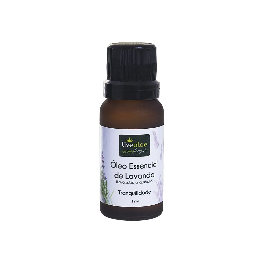 Óleo Essencial de Lavanda - LiveAloe - Frasco com 15ml