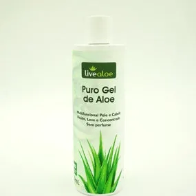 Puro Gel de Aloe - LiveAloe - Frasco com 500ml