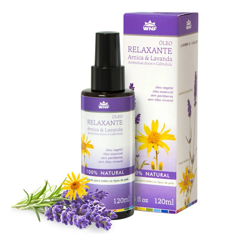 Óleo Para Massagem Relaxante - WNF - Frasco com 120ml