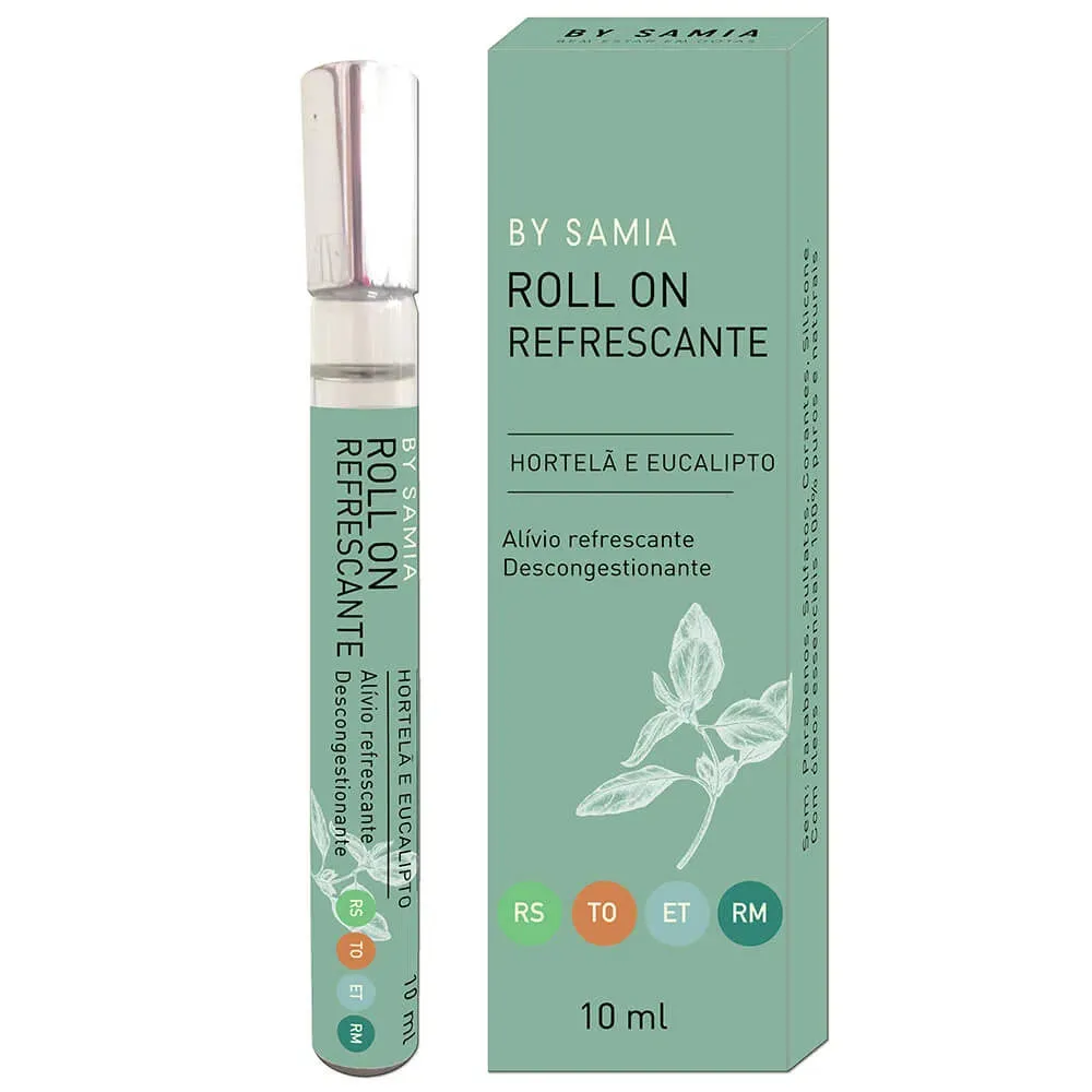 Roll On Refrescante - By Samia - Frasco com 10ml