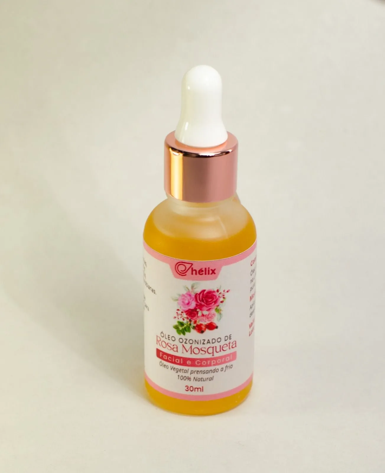 Óleo de Rosa Mosqueta Ozonizado - Hélix - Frasco com 30ml