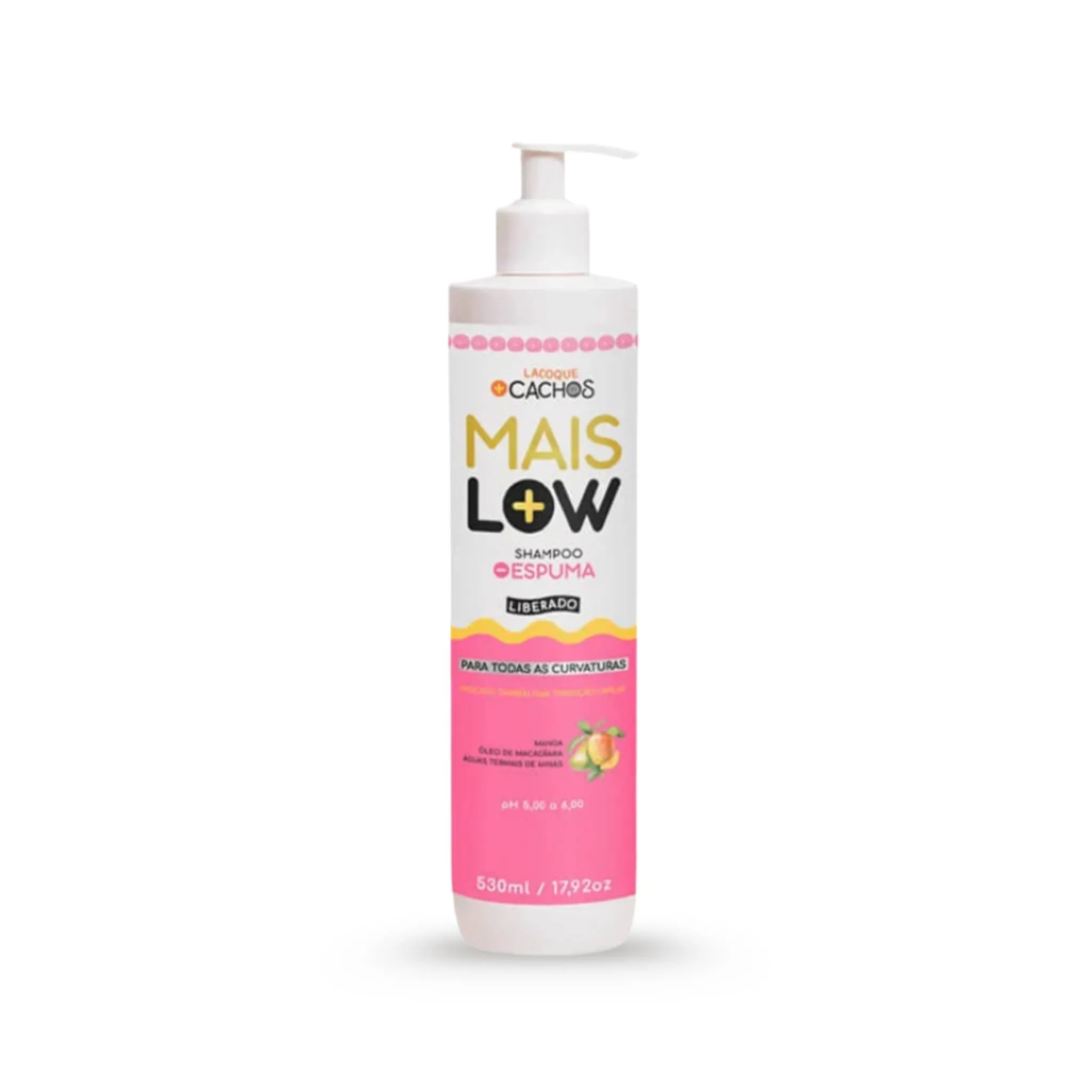Shampoo Cachos Vibrantes Mais Low 530g - Lacoque