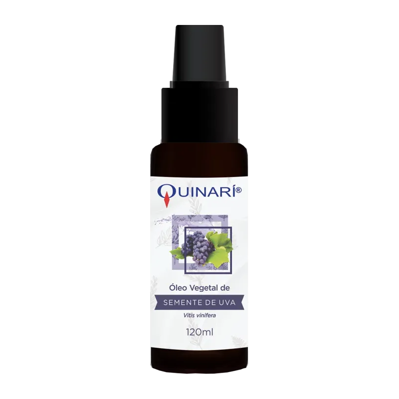 Oleo Vegetal de Semente de Uva - Quinarí - Frasco com 120ml